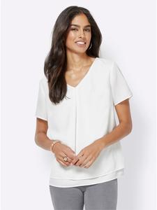 Блузка из жоржета в оттенке белого WITT WEIDEN