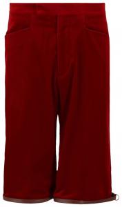 Эластичные бархатные шорты Gucci, красные