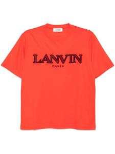 Футболка с вышивкой Lanvin, красный