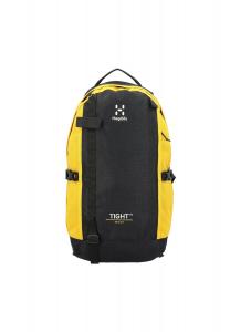 Плотный средний рюкзак 50 см Haglöfs, цвет True Black Pumpkin Yellow