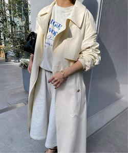 Тренч оверсайз Slobe Iena, цвет Yellow