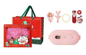 Пояс для прогревания живота, устройство для облегчения менструальной боли, электрический массажер с подогревом, подарочное издание в романтичной упаковке NOOF ACK