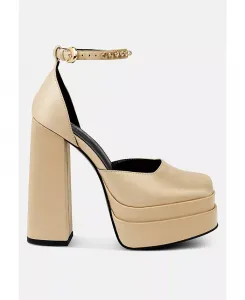 Женские босоножки Martini Sky High на платформе Rag & Co, загар/бежевый