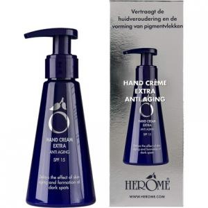 Антивозрастной крем для рук 120 мл с ретинолом Ува УФ-фильтрами Spf15, Herome