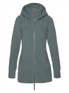 Флисовая куртка серо-зеленого цвета Polarino