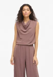 Блузка «вирелла» с водопадом Vila, Twilight Mauve