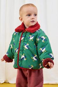 Двусторонняя детская куртка La Oca Bobo Choses, зеленый