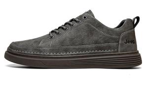 Кроссовки Jeep Skateboard Shoes Men Low-Top Gray