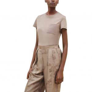 Футболка Regular SS25 Women's Gray HERMES, серый