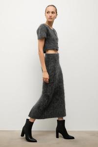 Кожаные ботильоны Answear.Lab, черный