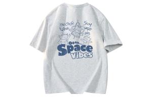 Футболки унисекс с круглым вырезом, тонкие, плотные Disney, белый heather серый