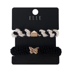 Резинка для волос из полиэстера для женщин ELLE, soft бежевый