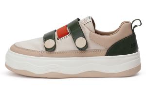 Высокие низкие кеды для скейтборда Joy&Mario, экрю