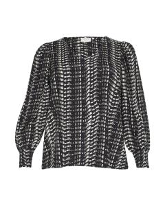 Блуза KAFFE CURVE, черный