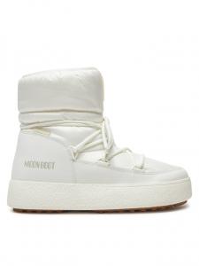 Зимние ботинки женские Moon Boot нейлоновые низкие, белый