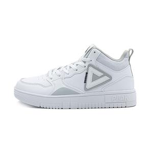 PEAK Кроссовки для скейтбординга Classic Heritage с амортизацией, износостойкие, унисекс, белые, серые