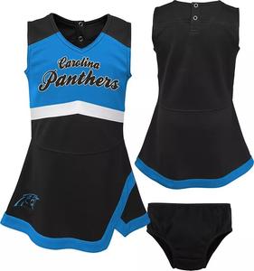 Nfl Team Apparel Для малышей Платье в стиле Carolina Panthers Cheer