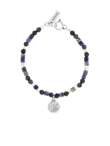 Браслет, украшенный камнями Marant, серебристый