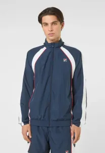 Куртка для тренировок по легкой атлетике pistoia blocked track Fila, Black Iris/Bright White