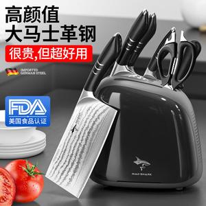 Mad Shark Набор кухонных ножей из дамасской стали, 7 предметов