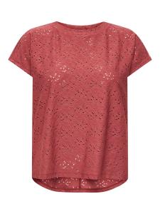 ONLY Футболка 'ONLMilla' в цвете Rusty Red