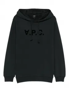 Худи с логотипом A.P.C., черный