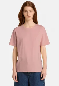 Базовая футболка с вышитым деревом Timberland, Dark Pink