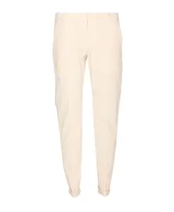 Белые вельветовые брюки с планкой на пуговицах Dondup, белый