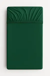 Простыня на резинке из хлопка 120 х 60 см - для детских кроватей - идеально подходит, мягкая и безопасная для малышей BellaFurn