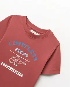 Футболка с принтом базовая Sfera, красный