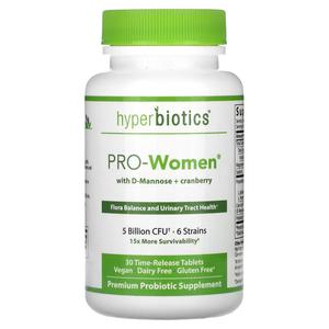 Добавка Hyperbiotics PRO-Women с D-маннозой, 30 таблеток