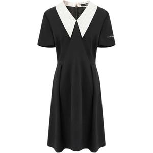 Платье с короткими рукавами KARL LAGERFELD KARL LAGERFELD / Karl Lagerfeld Jeans, черный