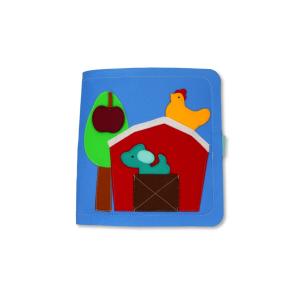 Манипулятивная книга, доска, тихая книга, Монтессори - На ферме/Веселые дизайны Inna marka