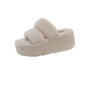 WUJI Женские бесшумные тапочки-шлепанцы устойчивые к истиранию бежевые, цвет Beige