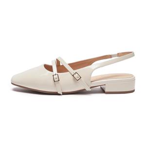 Туфли Мэри Джейн 3 см женские Hotwind, Beige