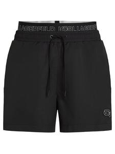 Шорты для плавания Karl Lagerfeld Board Shorts, черный