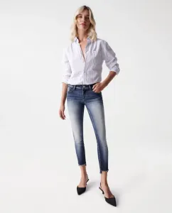 Женские укороченные капри пуш-ап со средней посадкой Wonder Salsa Jeans, синий