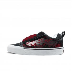 Vans Knu Skool устойчивые к истиранию низкие кроссовки для скейтбординга унисекс red
