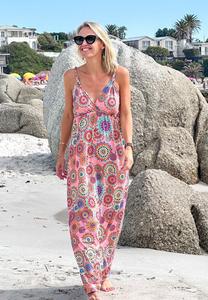 Платье макси JURK MOUZAKI CHIC by Lirette, розовый