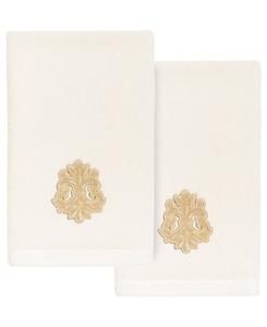 Набор из двух полотенец для рук из турецкого хлопка с вышивкой «Май» Linum Home, бежевый