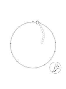 Alexander York Браслет на лодыжку SATELLITE из серебра 925 пробы