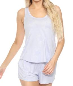 Блузка-топ Twinkle Star Lounge в цвете голубой туман PJ Salvage