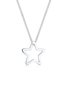 Elli Колье из серебра 925 пробы со звездами, астрономическими мотивами и изображением звезды в серебре