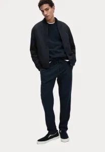 Спортивные брюки прямого кроя на шнуровке Marks & Spencer, Dark Navy