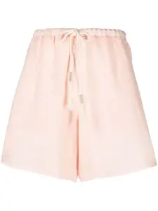 Льняные шорты с кулиской Fabiana Filippi, розовый