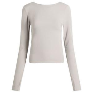 Футболка с длинным рукавом Zenvy Nike, серый/белый