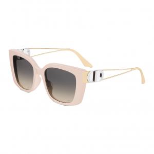 DIOR Ацетатные металлические квадратные солнцезащитные очки женские розовые, Pink