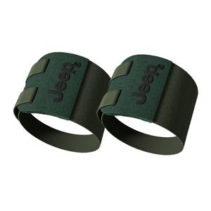 Напульсники для фитнеса, бега, тенниса, баскетбола и бадминтона унисекс Jeep, jeep зеленый 2 pack[one size | left and right hands all]