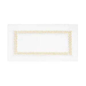 Коврик для ванной Alhambra Graccioza, белый/золотой