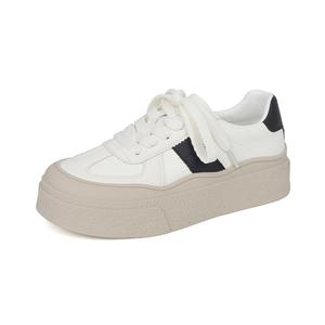 JOSINY Женские противоскользящие скейтерские крансы с низким верхом, бежево-белые, на среднем каблуке 4,5 см, с флисовой подкладкой, цвет Beige/White Fleece-Lined Medium Heel (4.5CM)